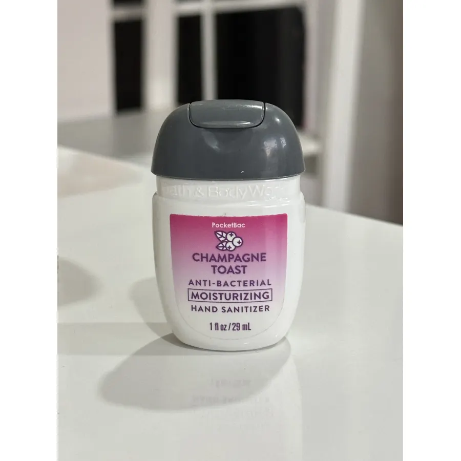 Gel antibacterial champagne toast