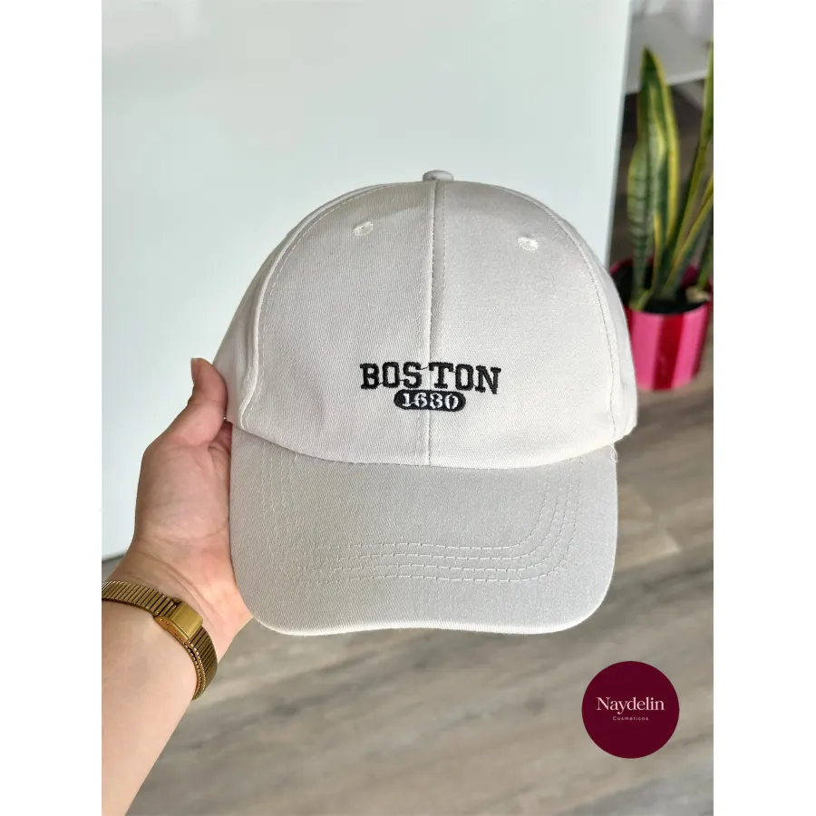 Gorra de mujer color beige